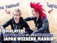 Panel de preguntas y respuestas con los cosplayers Twinfools y Nova Vandorwolf en la Japan Weekend.