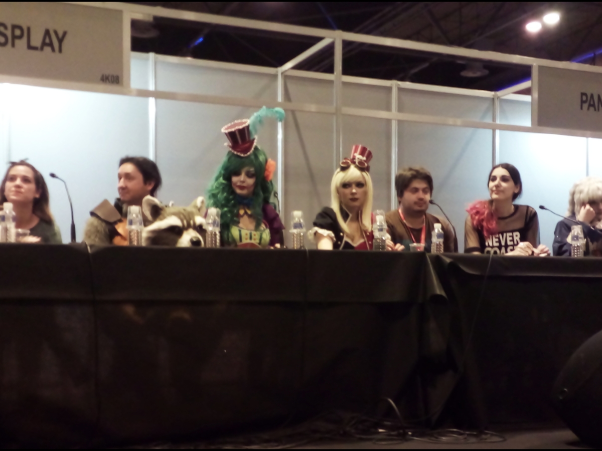 Panel de cosplayers internacionales con Shoko, Jérome, Rei Doll, Ryoko Demon y Gesha Petrovich